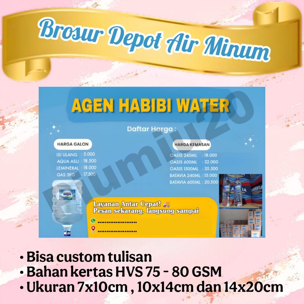 BROSUR DEPOT AIR MINUM ISI ULANG / DEPOT AIR MINUM