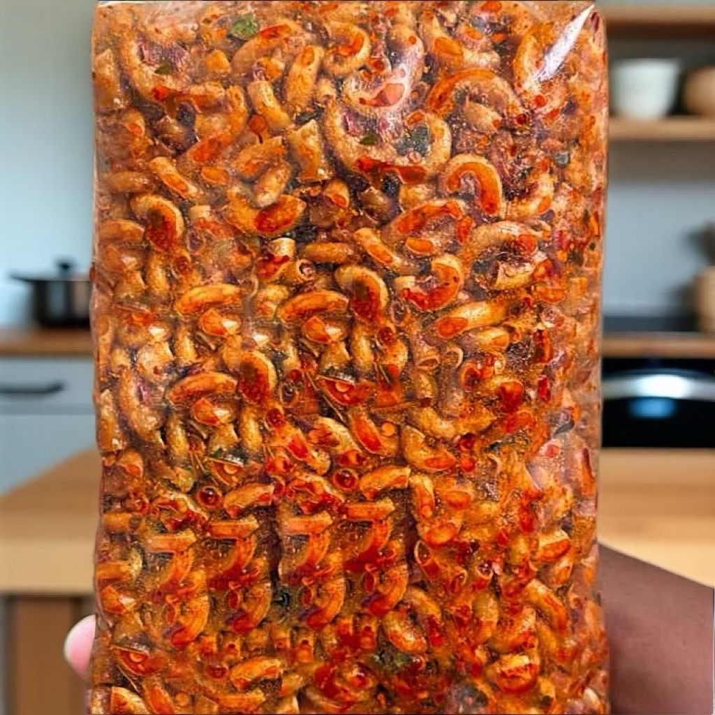 Makaroni Cikruh Pedas 250grm daun jeruk | Makaroni kriuk pedas daun jeruk