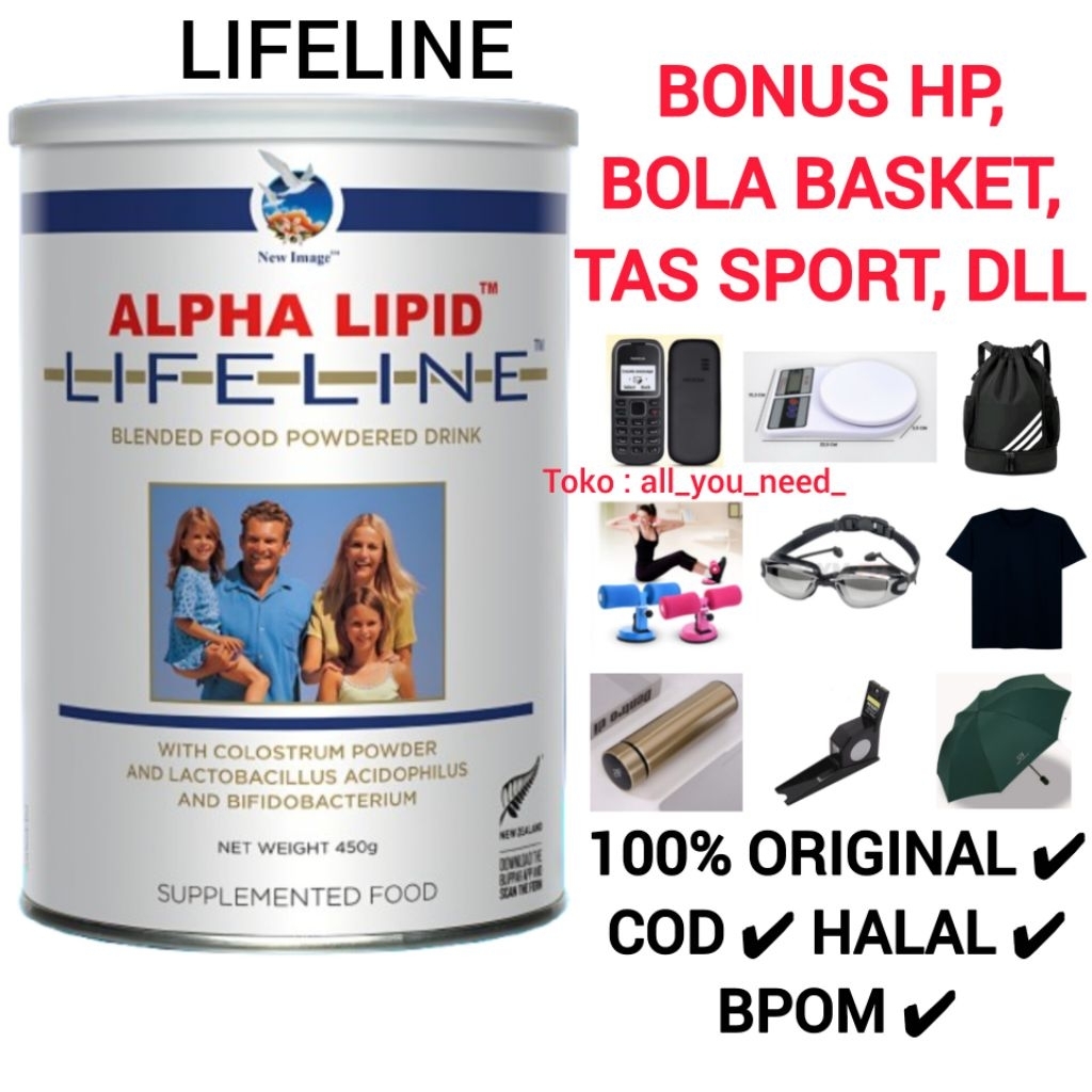 

Susu Lifeline Alpha Lipid Colostrum syaraf kejepit Gratis Ongkir original