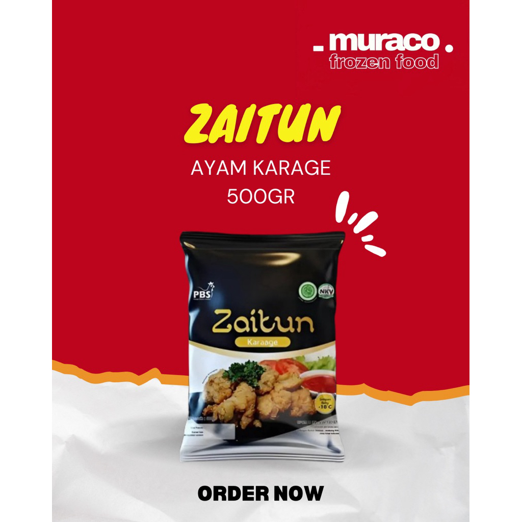 

Zaitun Ayam Karage 500gr