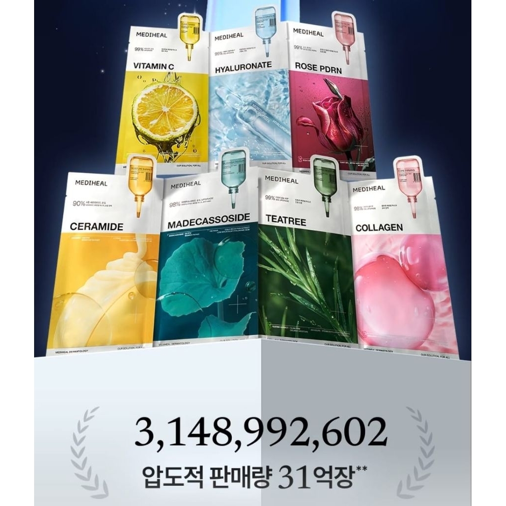 Mediheal Madecassoside Sheet Mask Mediheal Rose PDRN Sheet Mask