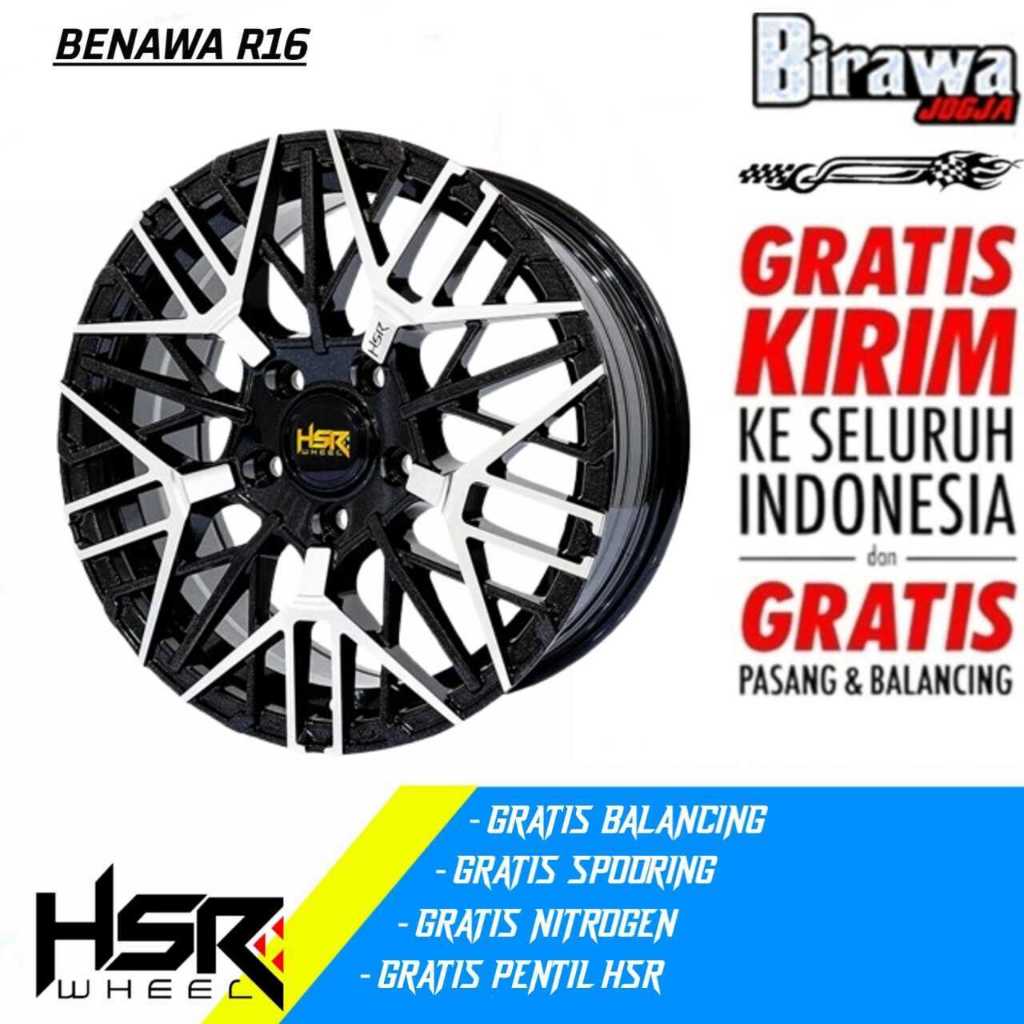 Velg Racing HSR Ring 16 Type BENAWA ET42 Cocok Untuk Mobil Grandmax, Luxio, L300