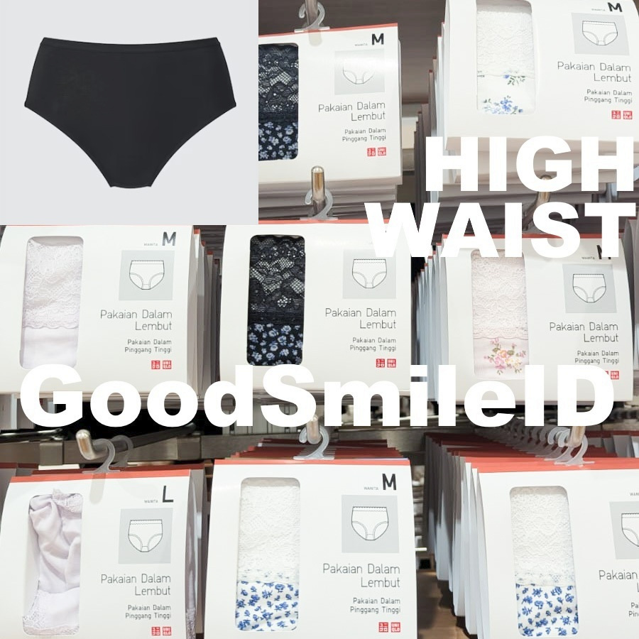 SALE Women Pakaian Dalam High Rise Pinggang Tinggi (Modal x Katun) RENDA CELANA CD BRIEFS WANITA JAS