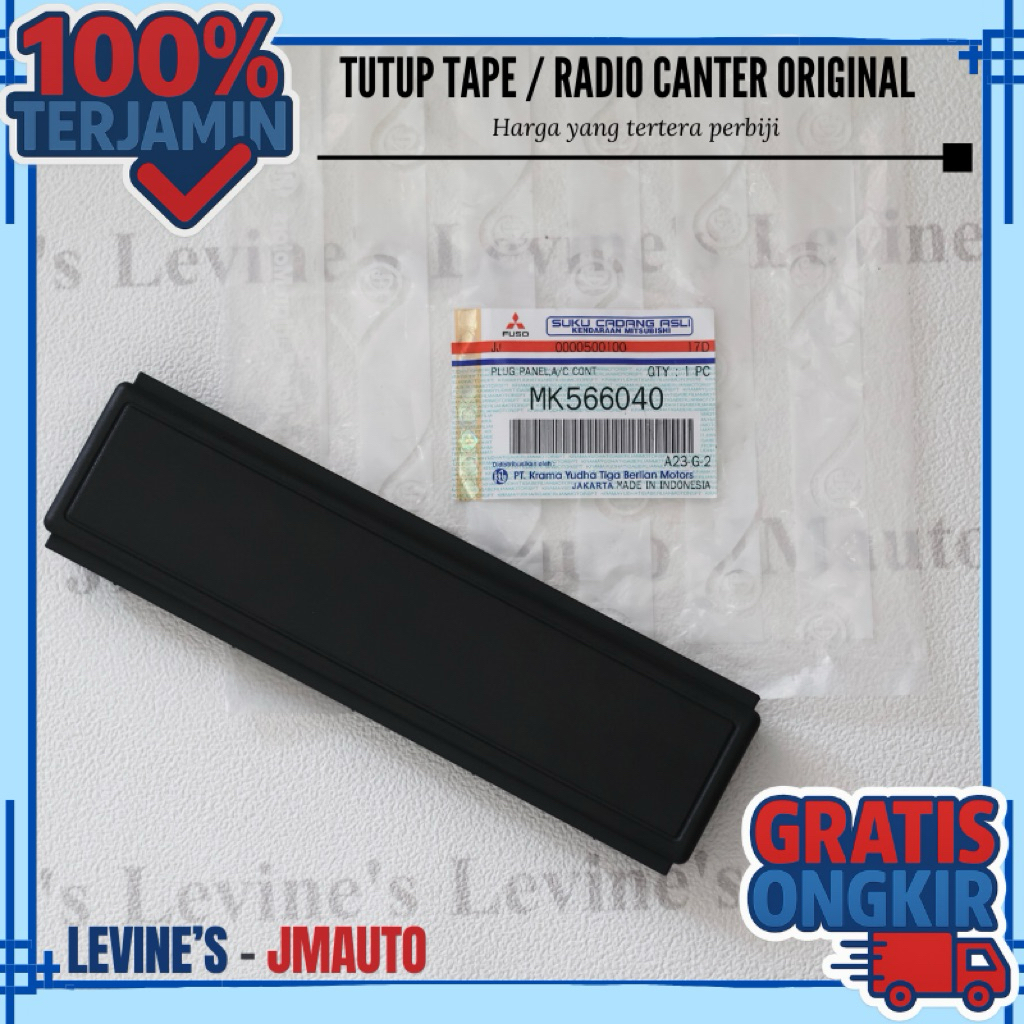 tutup radio tape canter original MK566040 / tutup tape canter / tutup radio canter / cover tape pane