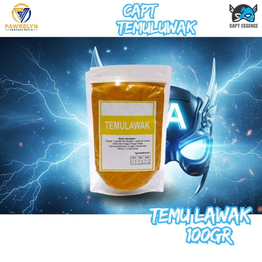 

CAPT Premium - Serbuk Temu Lawak 100% Murni 100g – Jamu Tradisional / Bumbu Dapur Alami