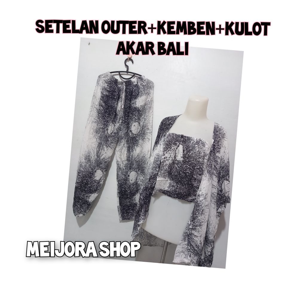 SETELAN KEMBEN+OUTER+KULOT AKAR BALI