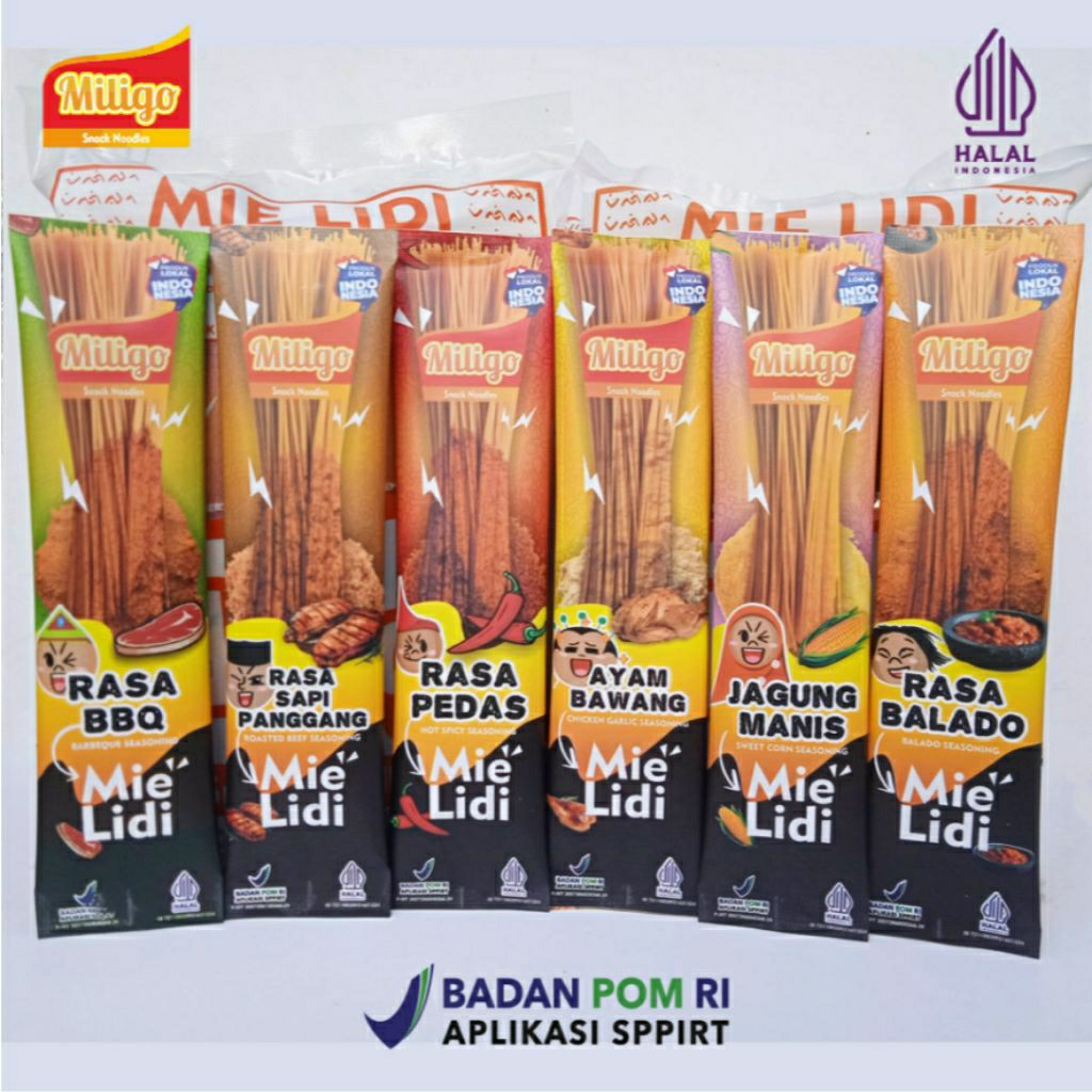 

Mie lidi gocok perpicis andalan Bugis Makassar (Miligo 6gr)