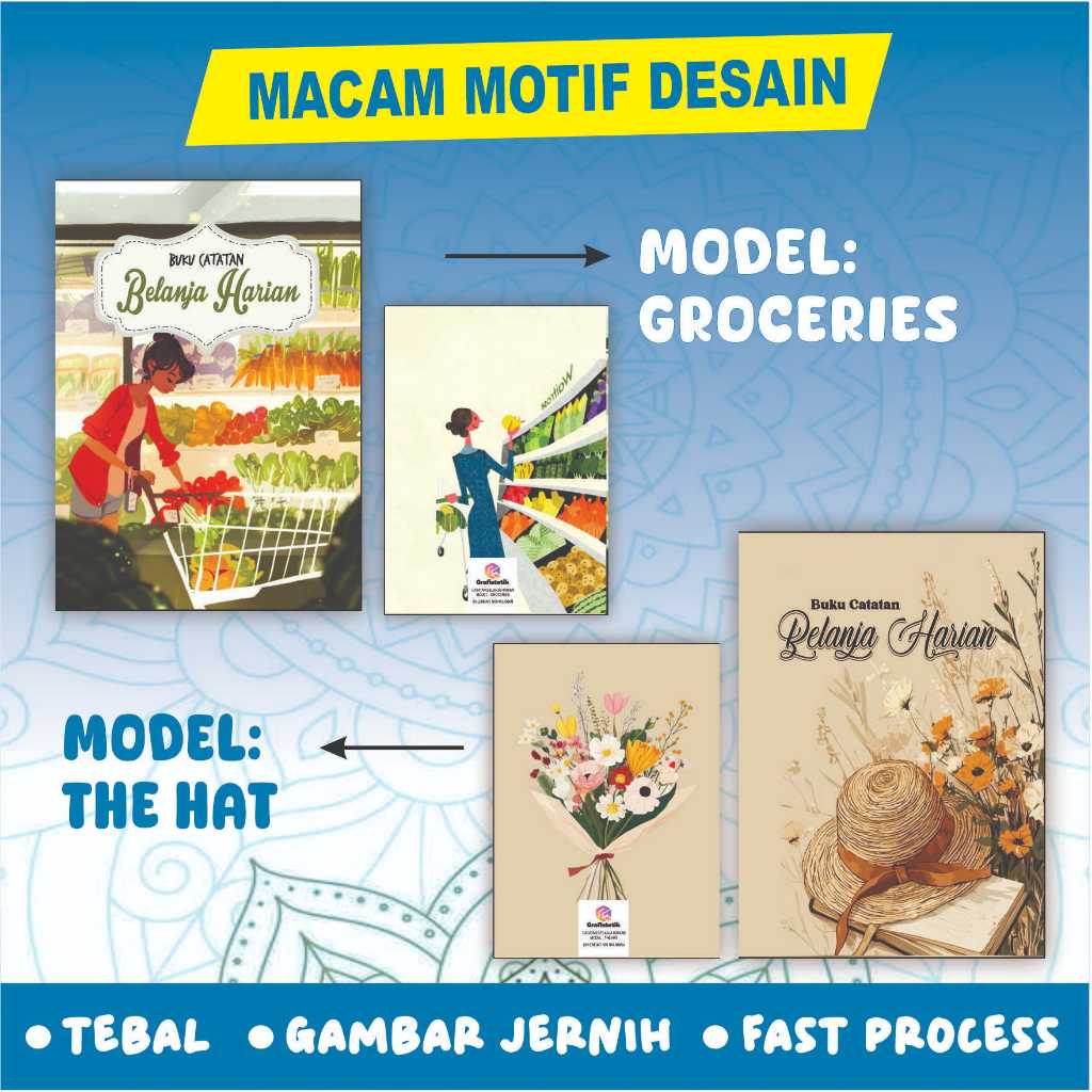 

BUKU CATATAN BELANJA HARIAN BY GRAFISTETIK