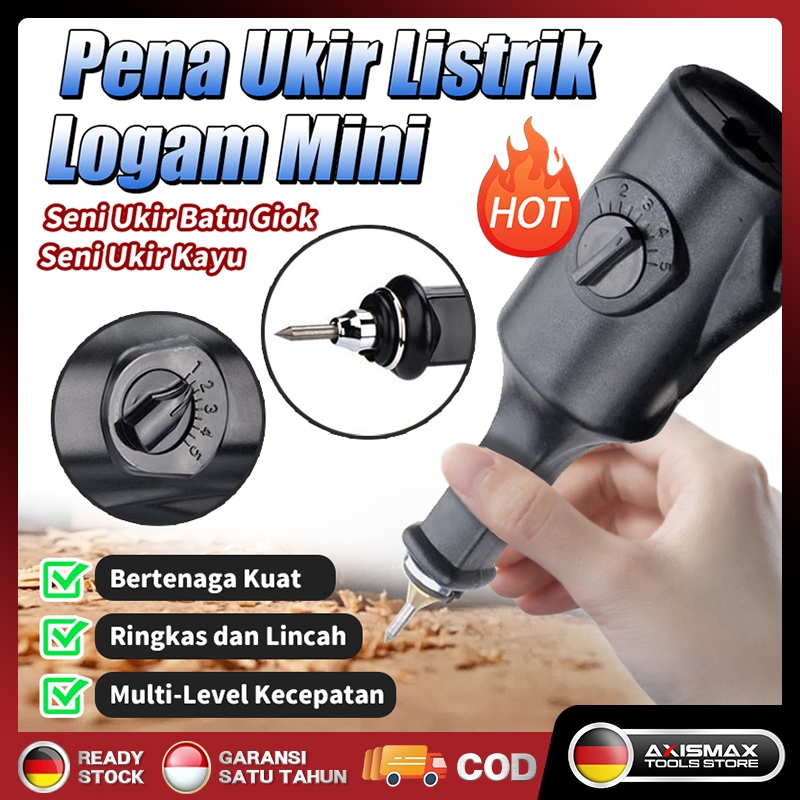 

✨COD✨Mesin Ukir Listrik ElectricCarving Engraving Pen Pulpen Ukir ListrikAlat Grafir Serbaguna untuk Kayu KacaLogam Plastik DlY Kerajina