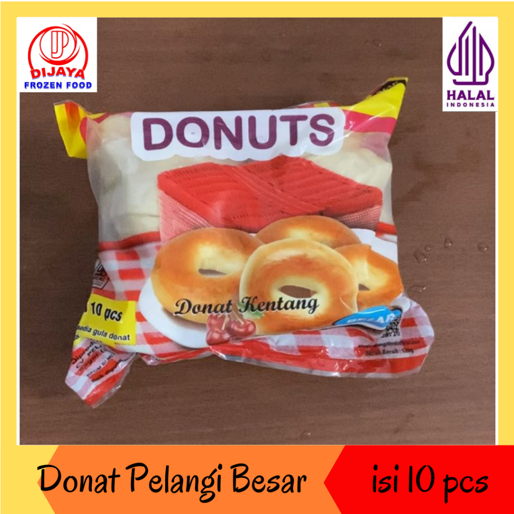 

Donat Ketang Pelangi - Donat Frozen 500gr