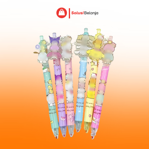 

PEN GEL MODEL CETEK KLIK/PULPEN LUCU AKRILIK KARAKTER Y3362