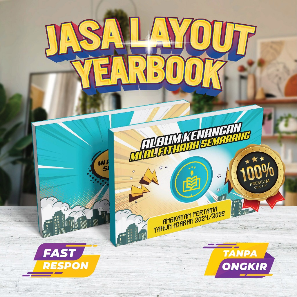 Jasa Desain Buku Tahunan Sekolah atau Yearbook