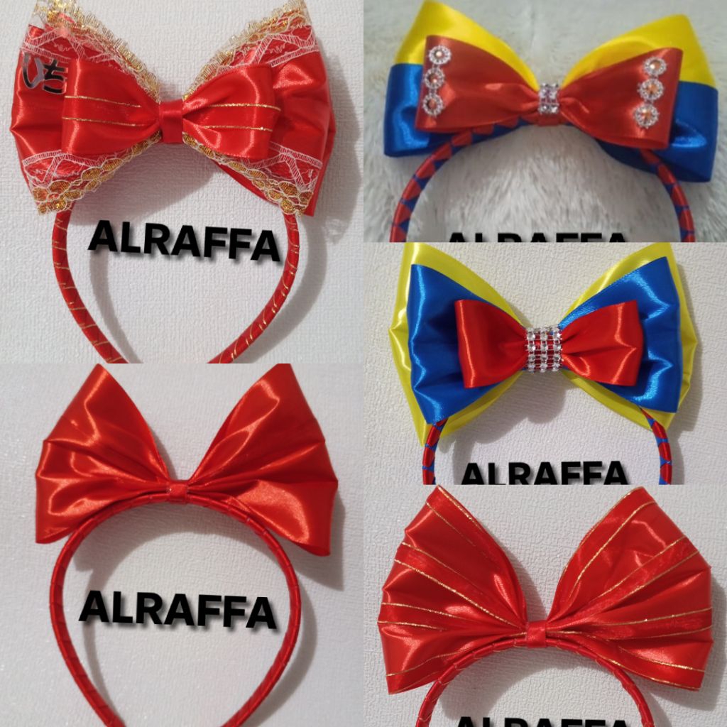 bando snow white/bando pita besar jumbo bando anak perempuan dan wanita dewasa