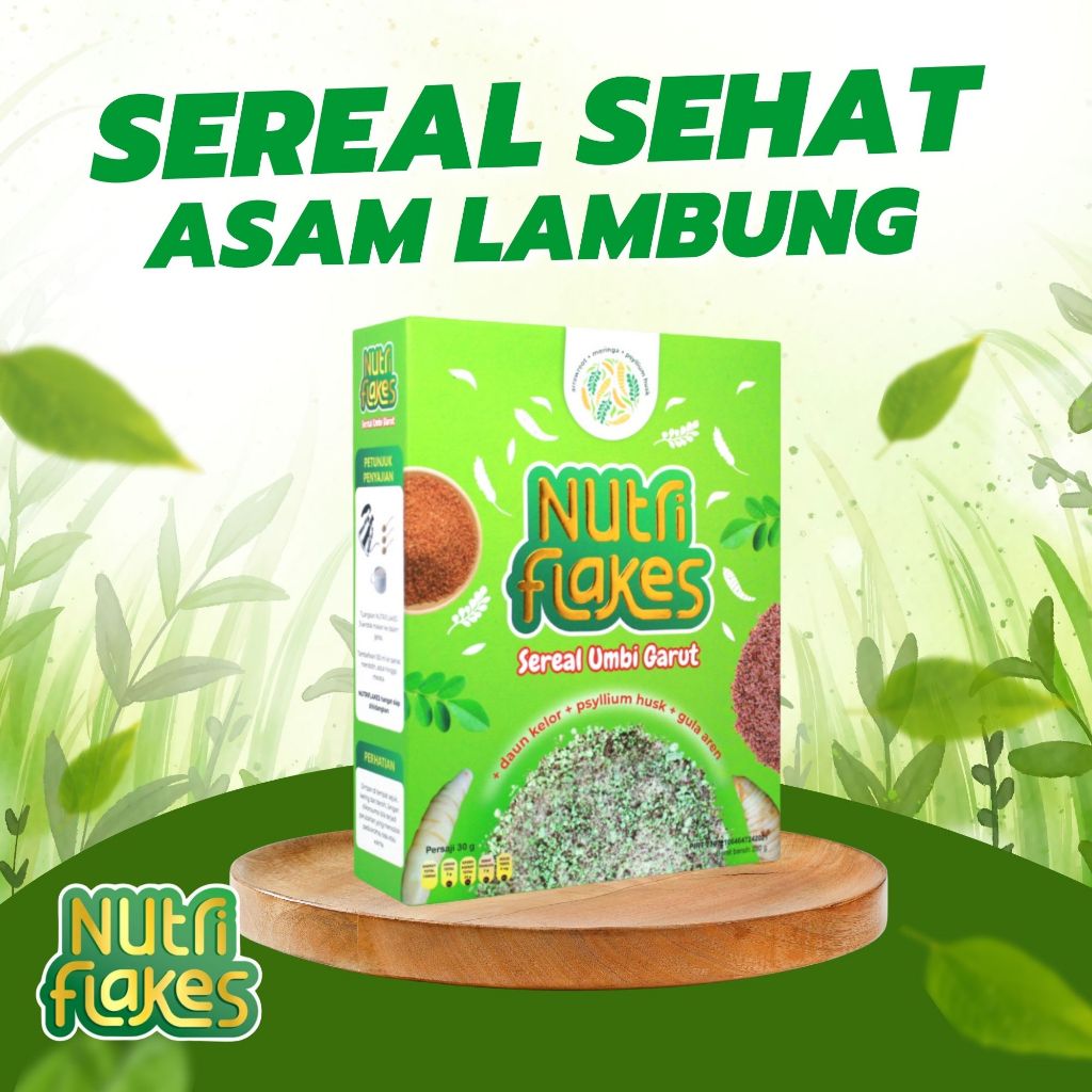 

Nutriflakes Sereal Atasi Asam Lambung, Gerd Dan Maag Paket 1 Box