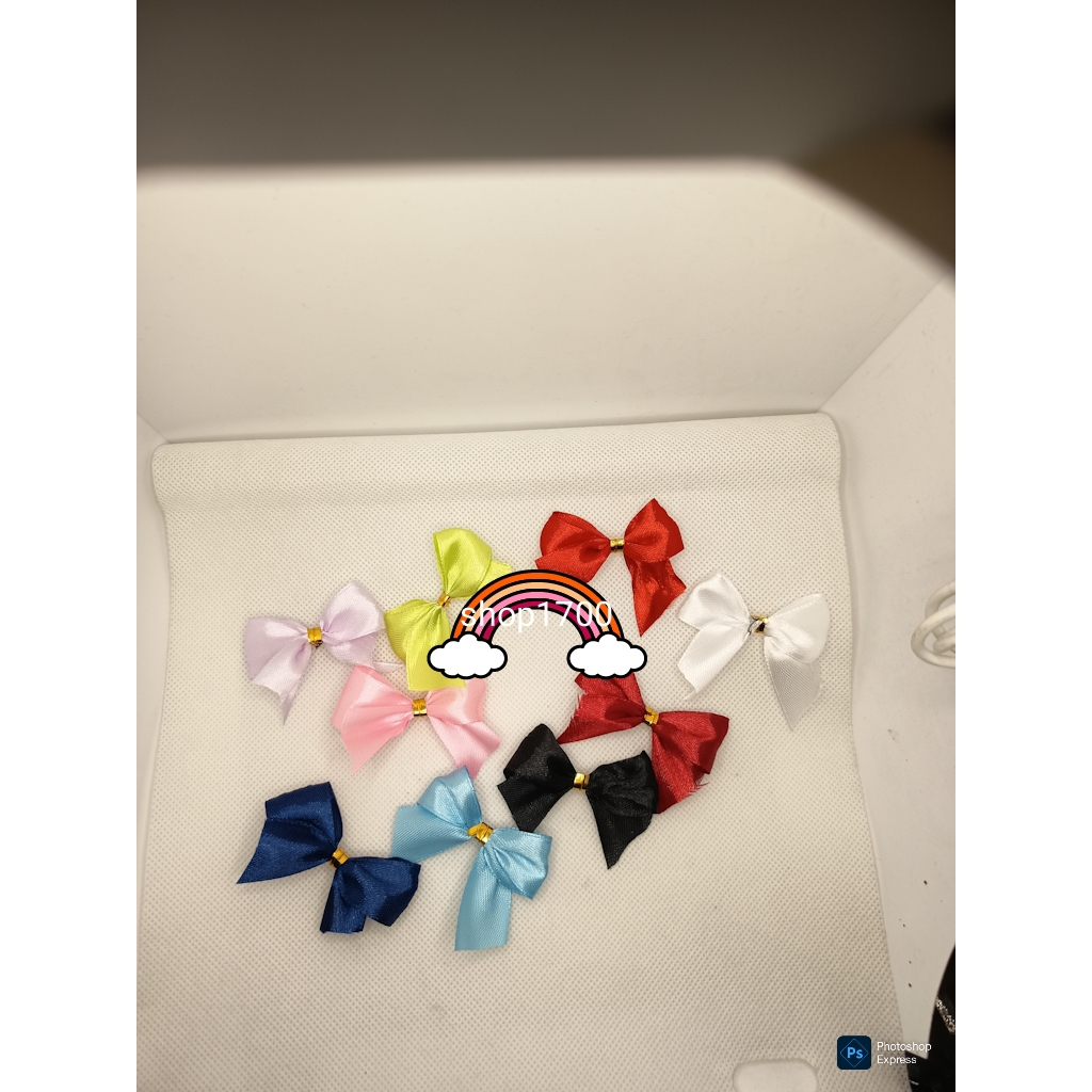 

Pita Satin Siap Pakai / Pita Souvenir / Pita Pernikahan / Pita Jadi ISI 50PCS / Pita Mini Pita Hampers