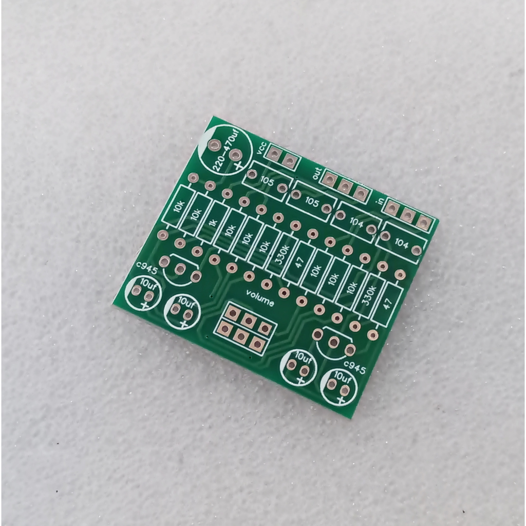 PCB Filter Stereo Subwoofer Penguat 2 Transistor