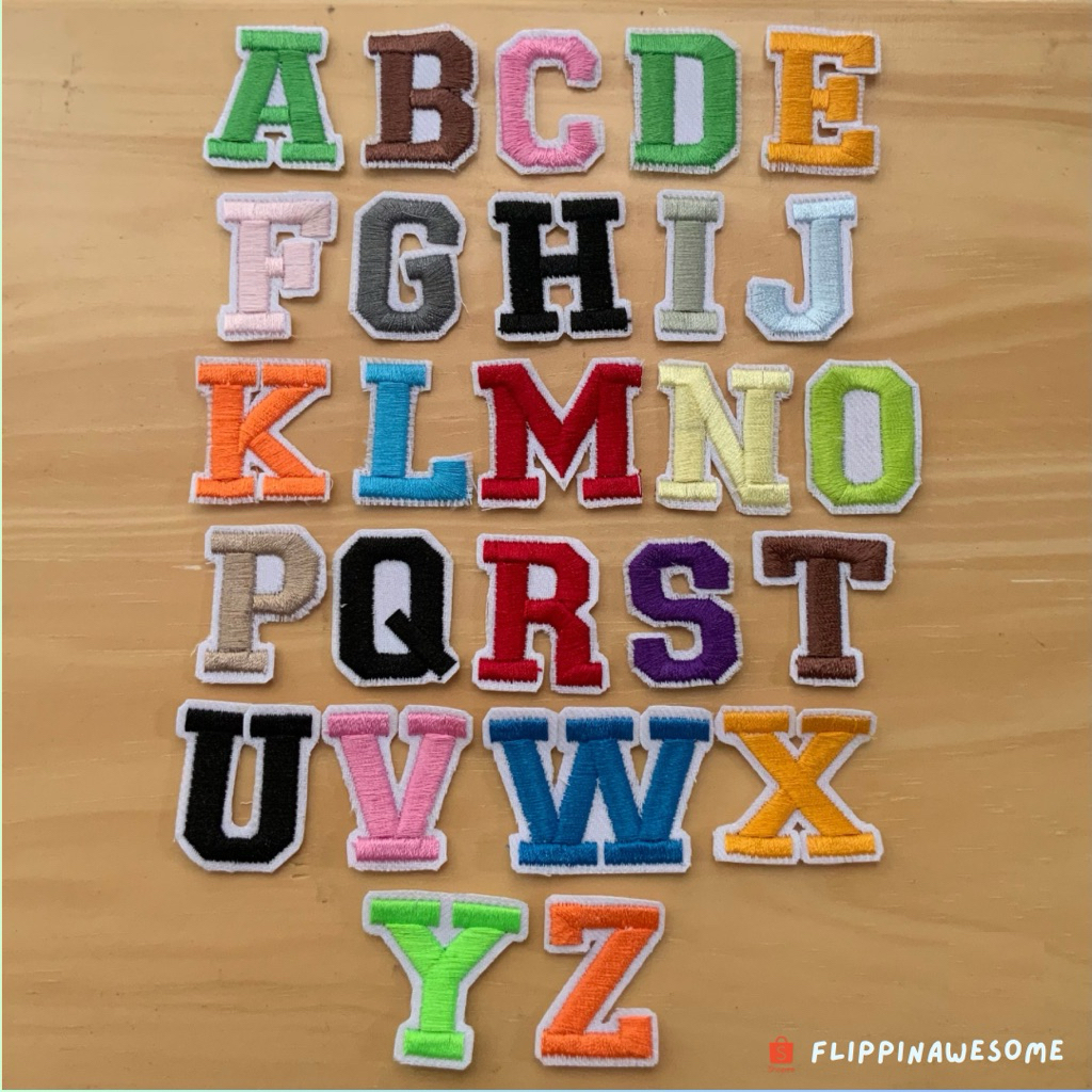 Iron patch huruf / patch huruf / iron patch huruf / patch / emblem / patch bordir / bordir / emblem 