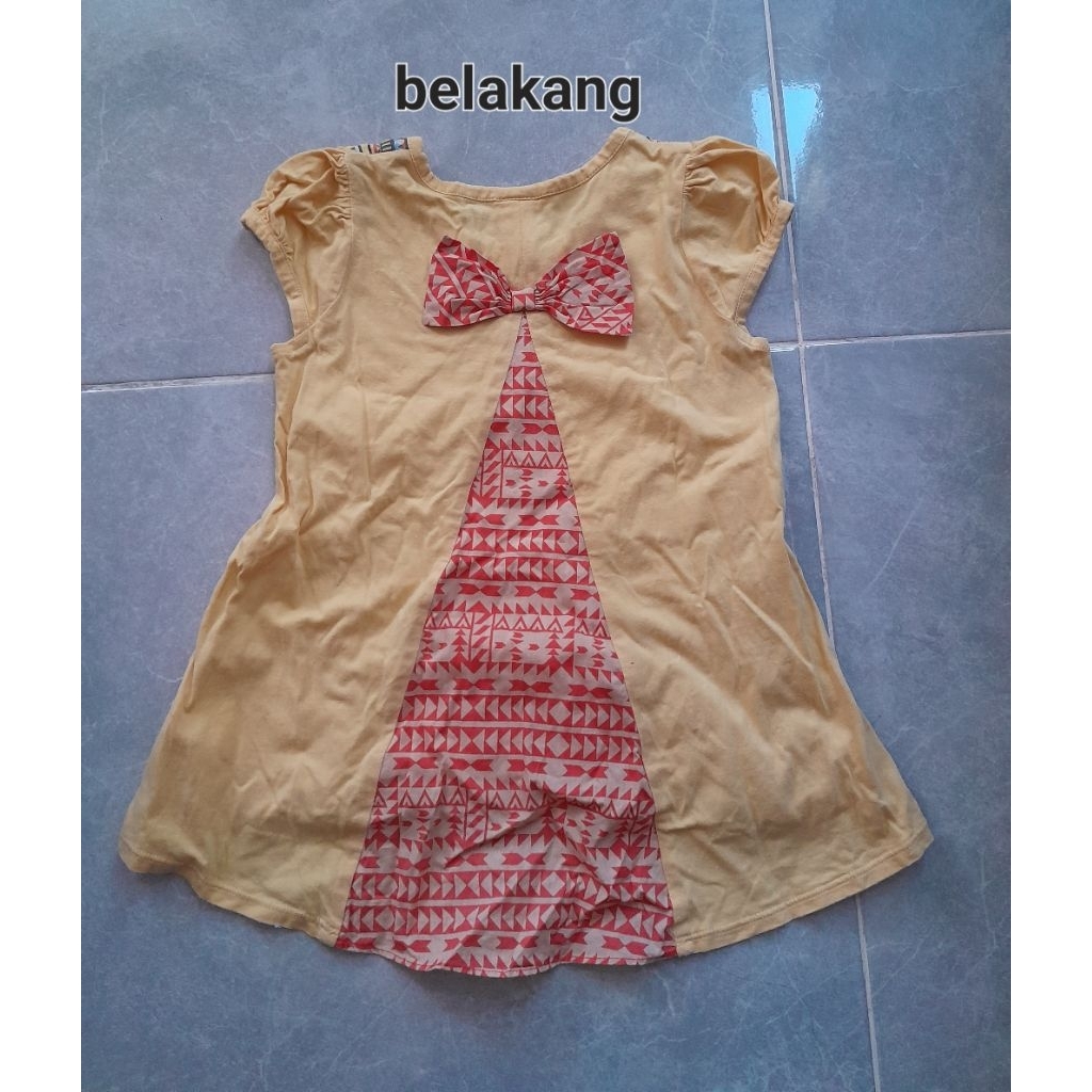 Atasan anak perempuan merk little M uk xl preloved