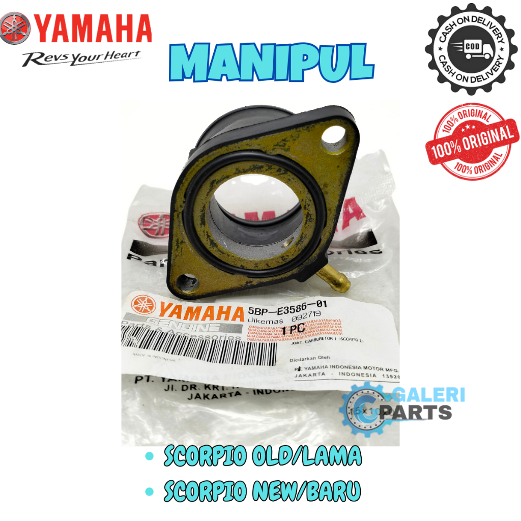 ORIGINAL MANIPUL MANIPOL MANIFUL MANIFOL MANIFOLD INTAKE INTEK INSULATOR  KARBU KARBURATOR SCORPIO ,