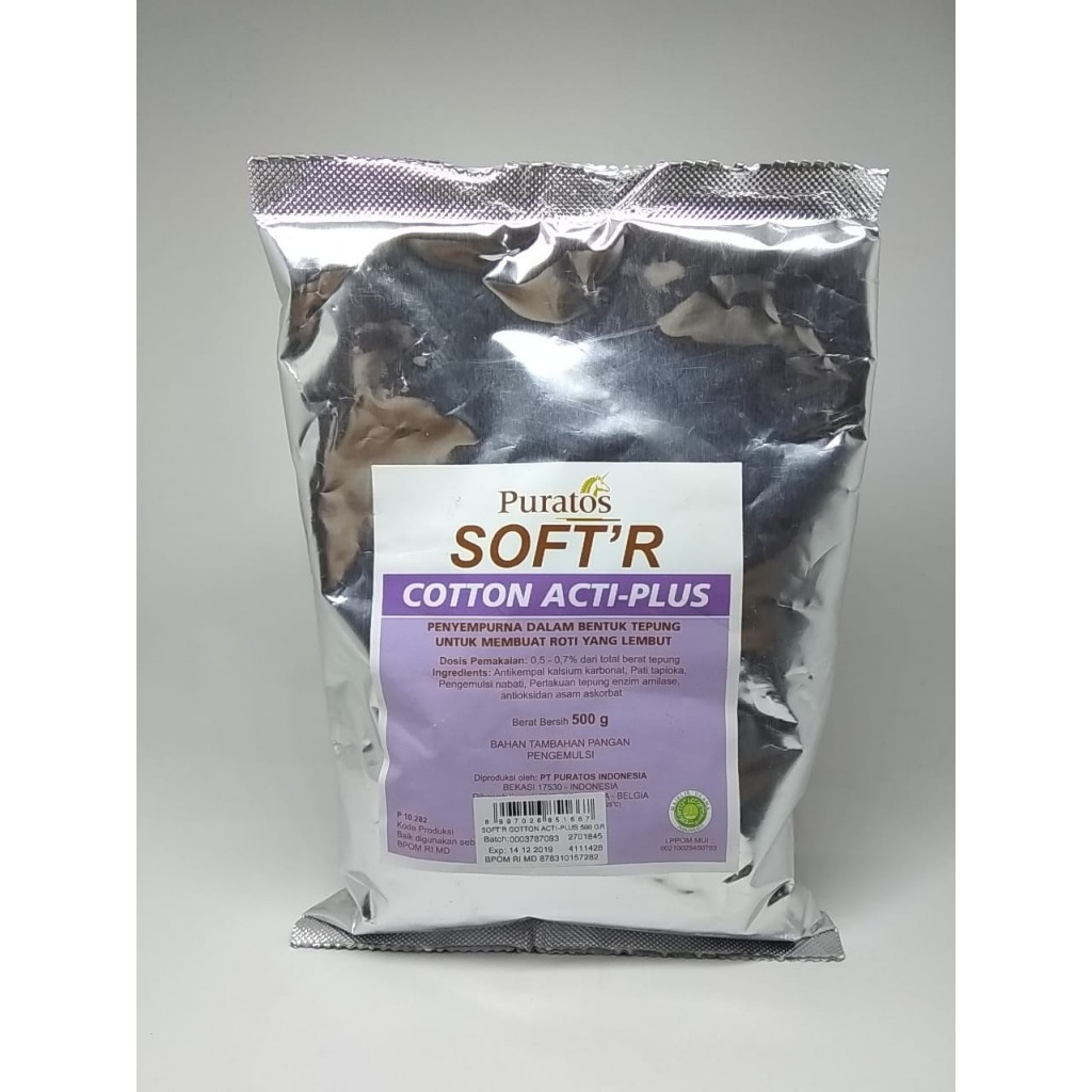 

Puratos Soft'r Cotton Acti-Plus 500gr - Pelembut Roti Improver - Pelembut