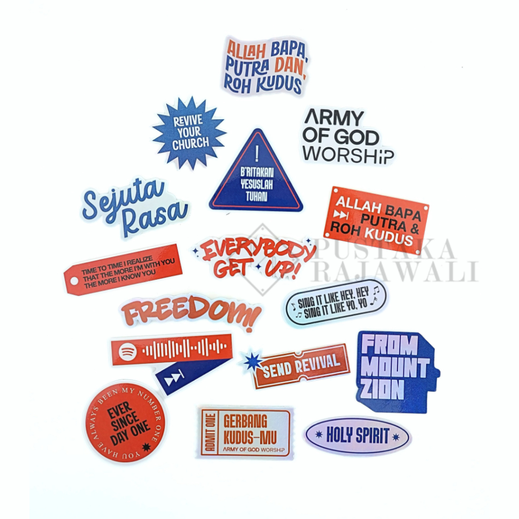

Sticker Everybody Get Up (Official Merchandise AOG Worship)