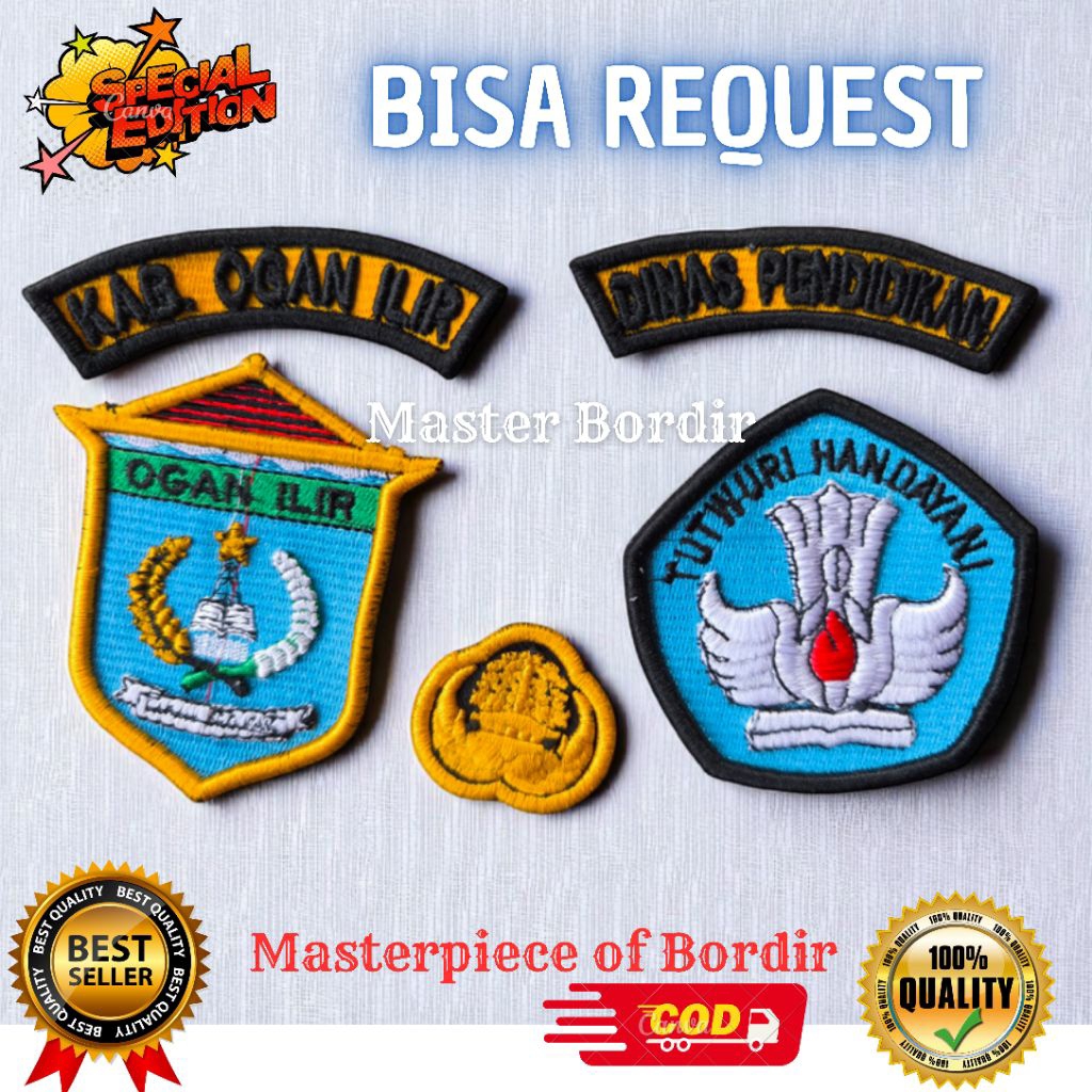 BORDIR DINAS PENDIDIKAN (TIMBUL SUPER RAPI)