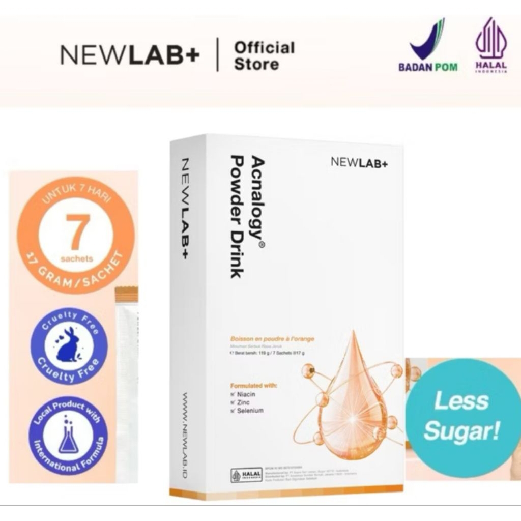 

Newlab+ acnalogy powder drink