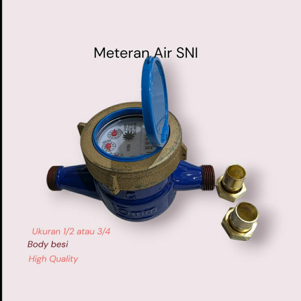 Cheti SNI Meteran Air PDAM Bahan Besi Body Besar