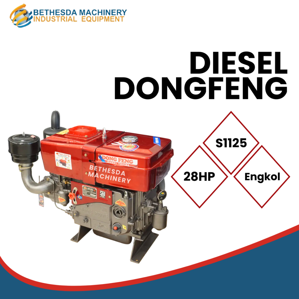 Diesel 28 HP / 28 PK Diesel Penggerak Dongfeng S 1125 Hopper