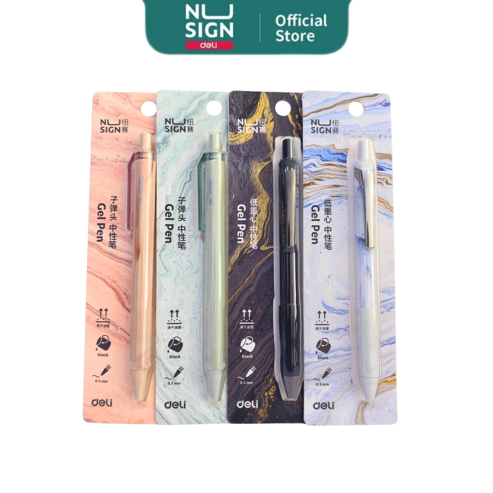 

DELI Nusign Pulpen Gel 0.5mm NS557C