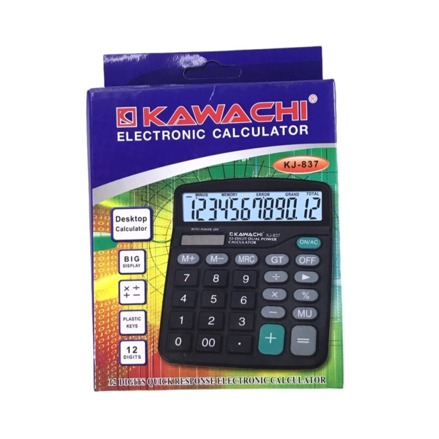 

[oddsolshop] pekanbaru/Kalkulator Kawachi KJ 837