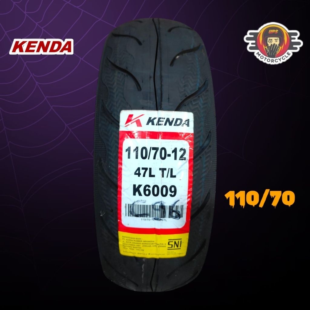 Ban Luar Kenda Tubeless K6009 110/70 100/90 110/90 Ring 12
