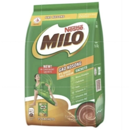 

Minuman Milo Gao Kosong No Added Sugar