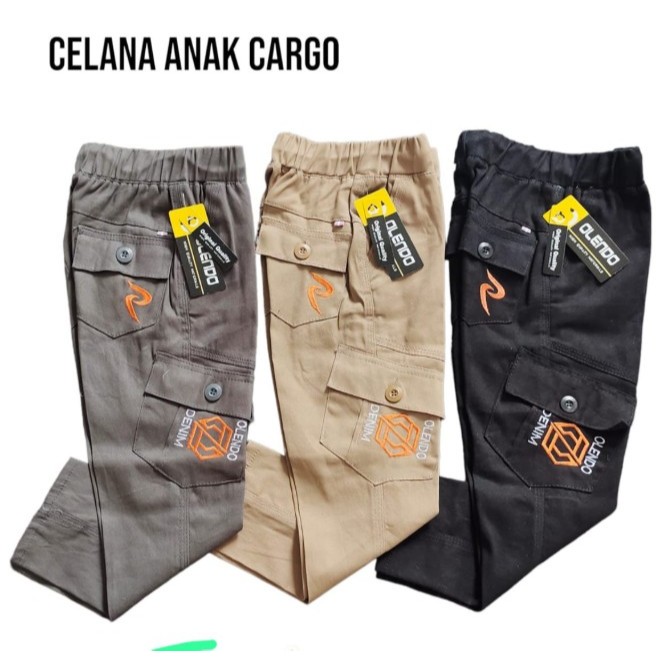 PROMO Celana Panjang anak 5 -12 tahun celana Cargo Anak Umur 6 7 8 9 10 11 12 13 14 15 Tahun / celan