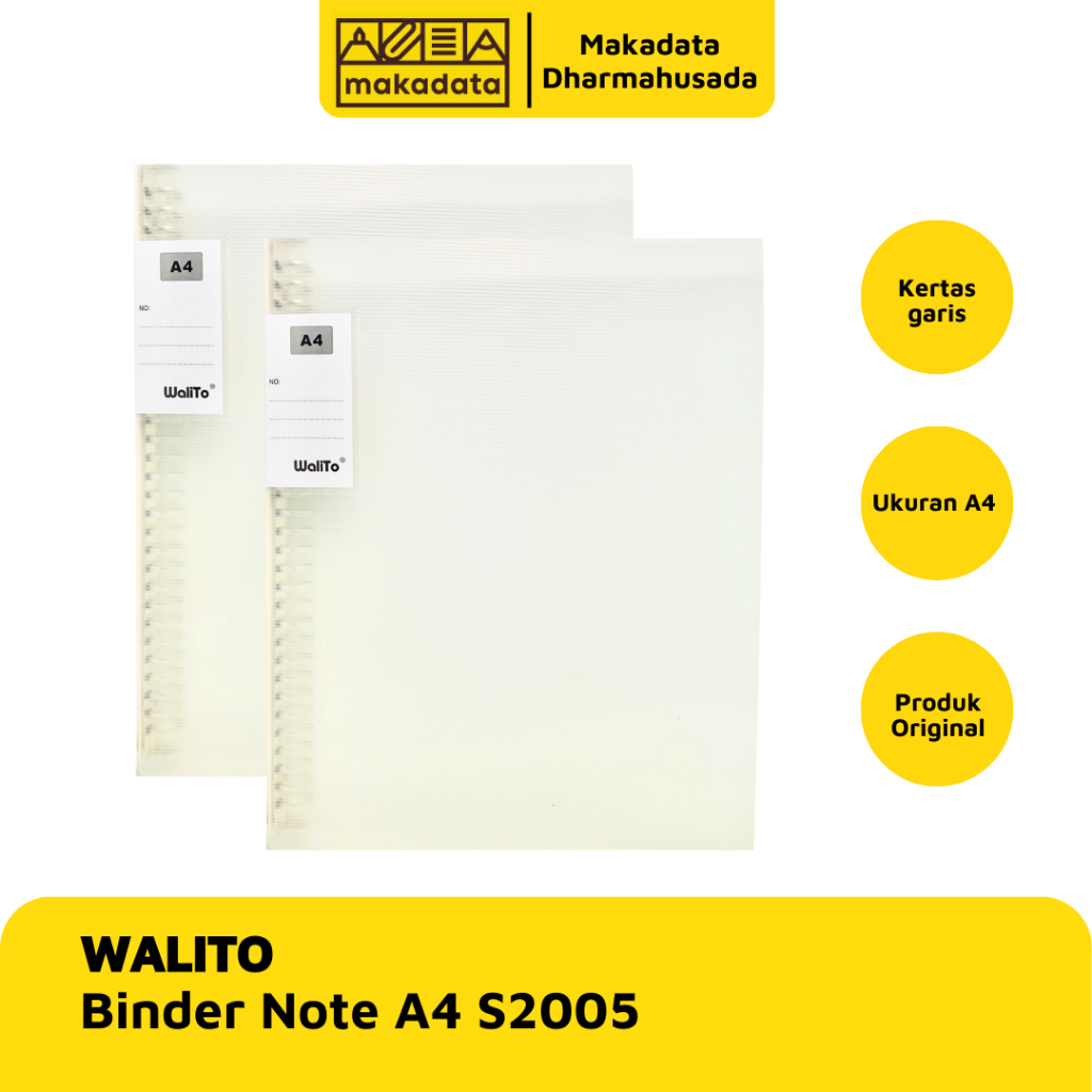 

BINDER WALITO A4 TRANSPARAN S2005 (1 PCS)