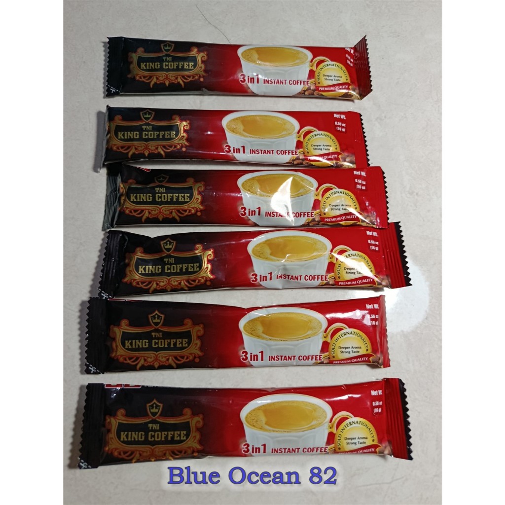 

Kopi Instan 3in1 asli Vietnam - TNI King Coffee - Instant Medium Roast Coffee - Ca Phe Hoa Tan Sachet Original Coffee