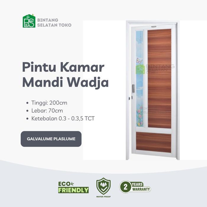 PINTU KAMAR MANDI WADJA WING KING PLASLUME BAJA RINGAN EKONOMIS