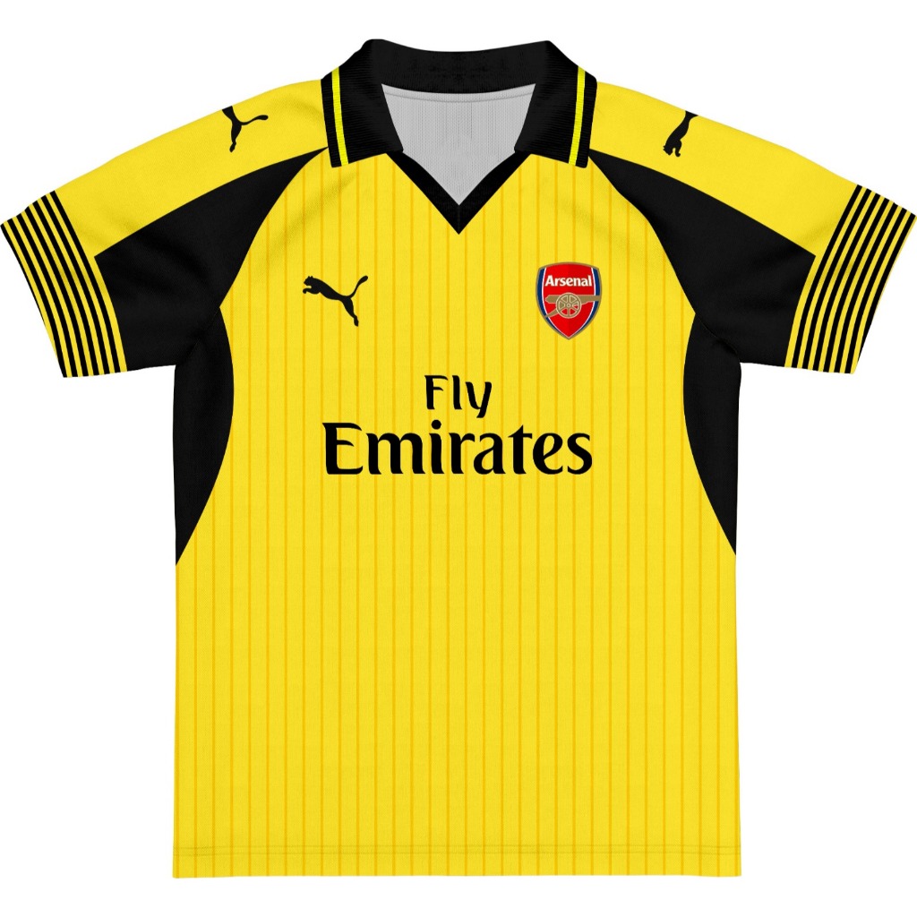 JERSEY FANTASY//BAJU BOLA RETRO// FANTASY ARSENAL//FULLPRINTING//GRATISA NAMSET | JERSEY RETRO | JER