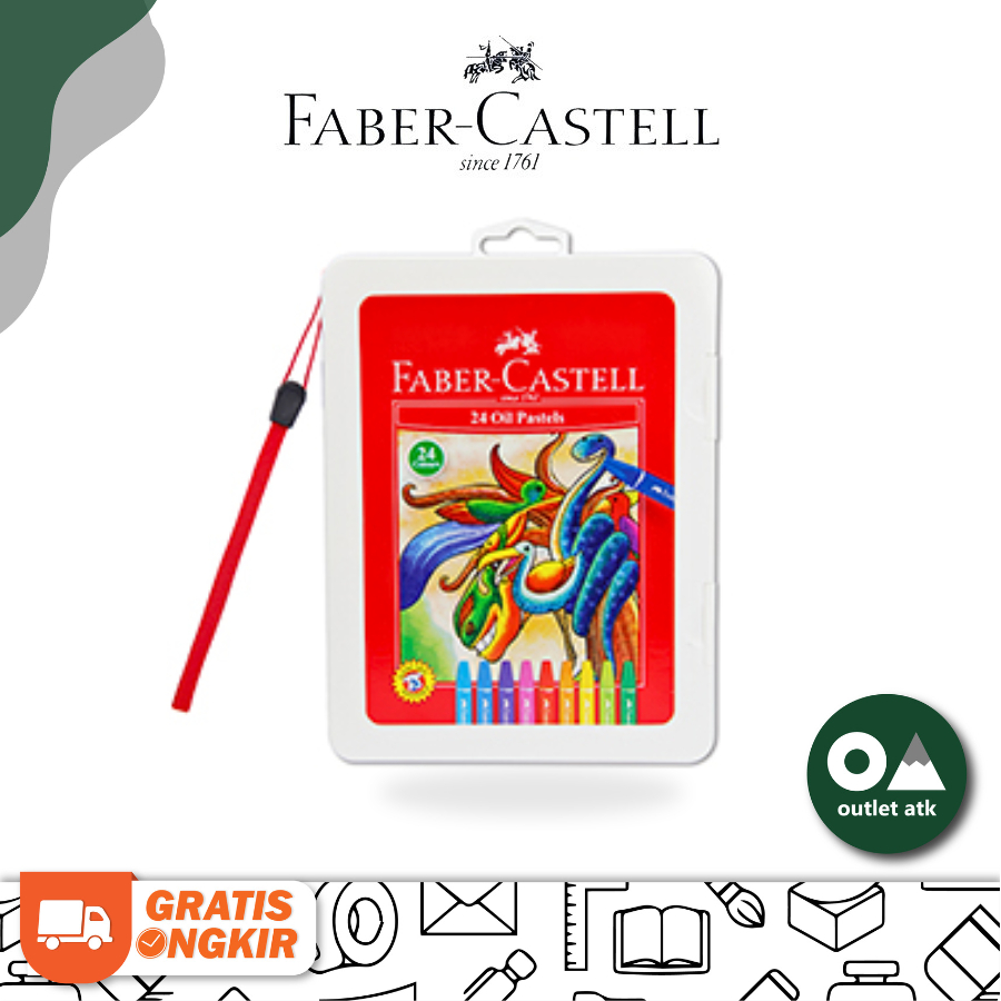 

Krayon Minyak Hexagonal Faber Castell Oil Pastel 24 Warna