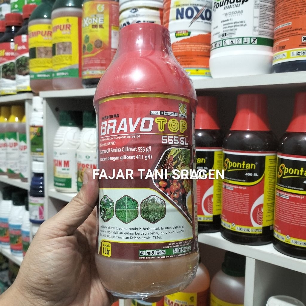 BravoTop 555SL - 1L Herbisida Sistemik Racun Rumput Liar