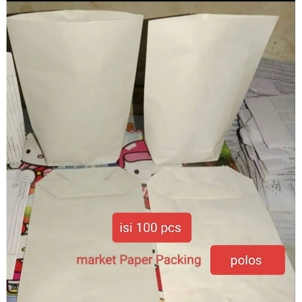 

kantong bungkus freschiken polos isi 100 lembar UK kecil 14x17cm