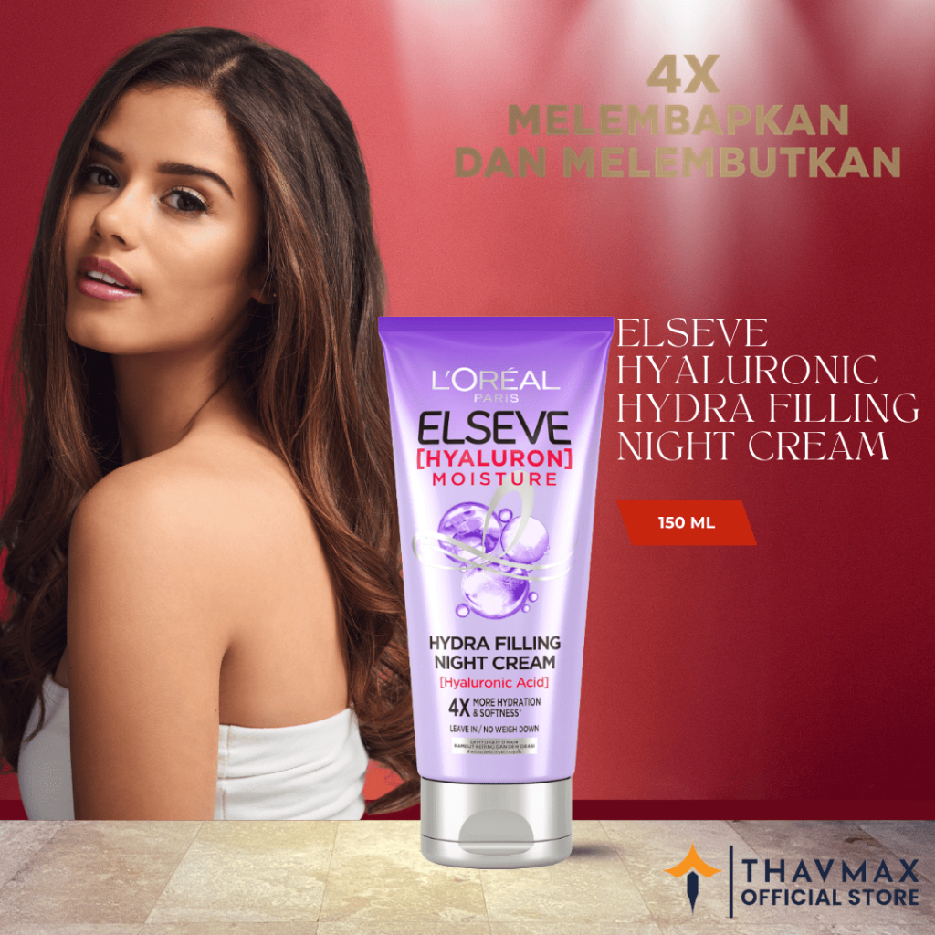 Loreal Elseve Hyaluronic Hydra Filling Night Cream 150ML