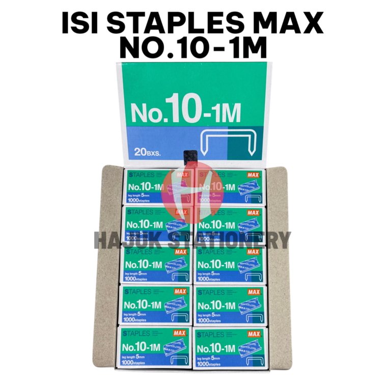 

ISI STAPLES MAX NO. 10 REFILL HEKTER / STAPLER