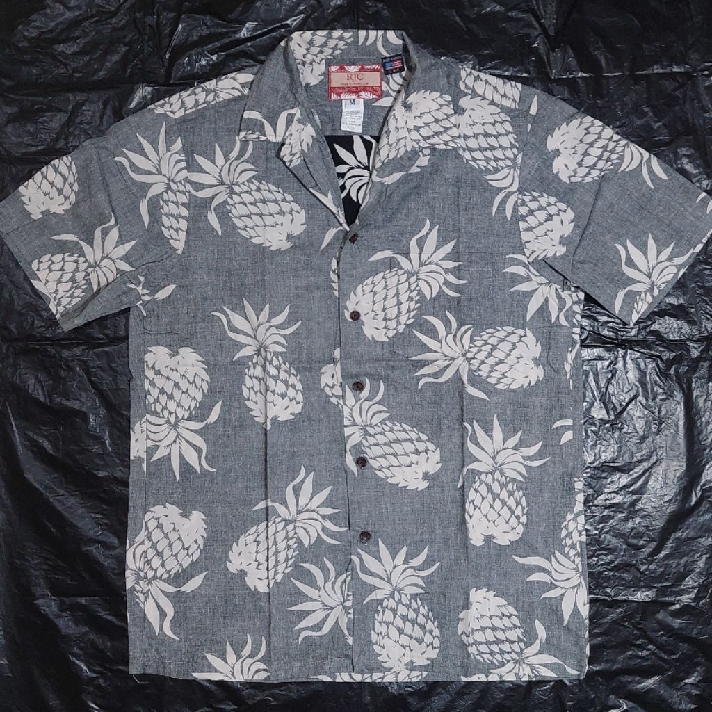 RJC Hawaiian shirt size Medium made in USA not sunsurf