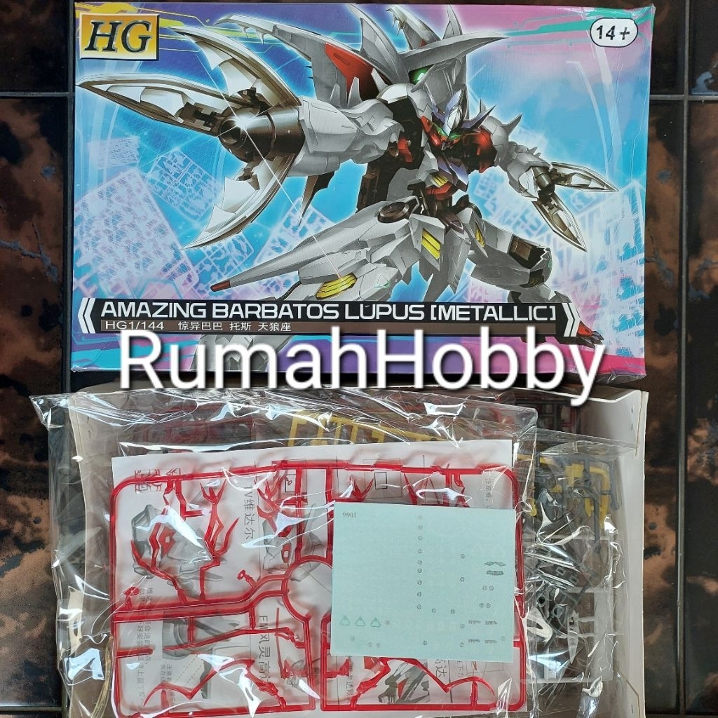 1/144 HG Amazing Barbatos Lupus Fighter