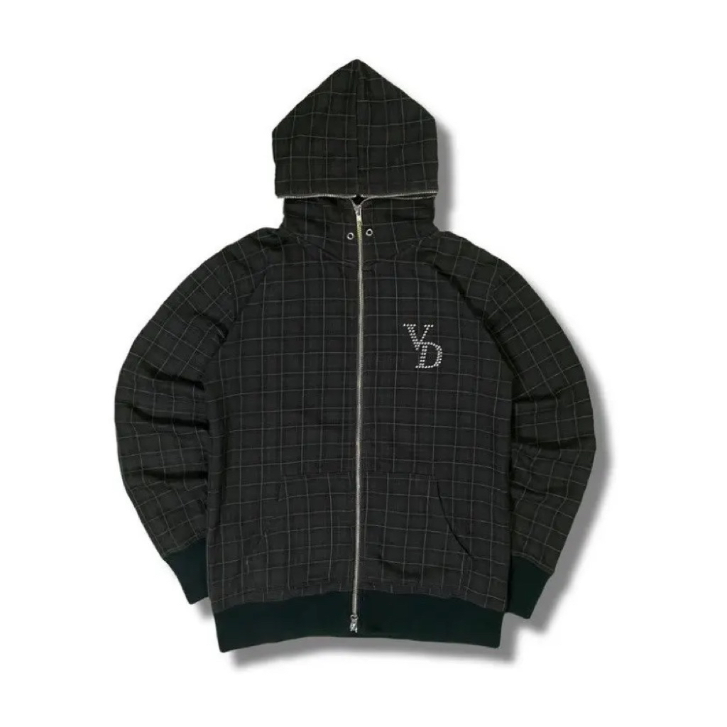 VONDUTCH Full Zip Hoodie Tartan