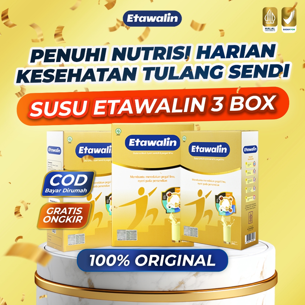 

Susu Etawalin 3 Box - Atasi Asam Urat - Tulang Keropos - Turunkan Gejala Kolesterol Original