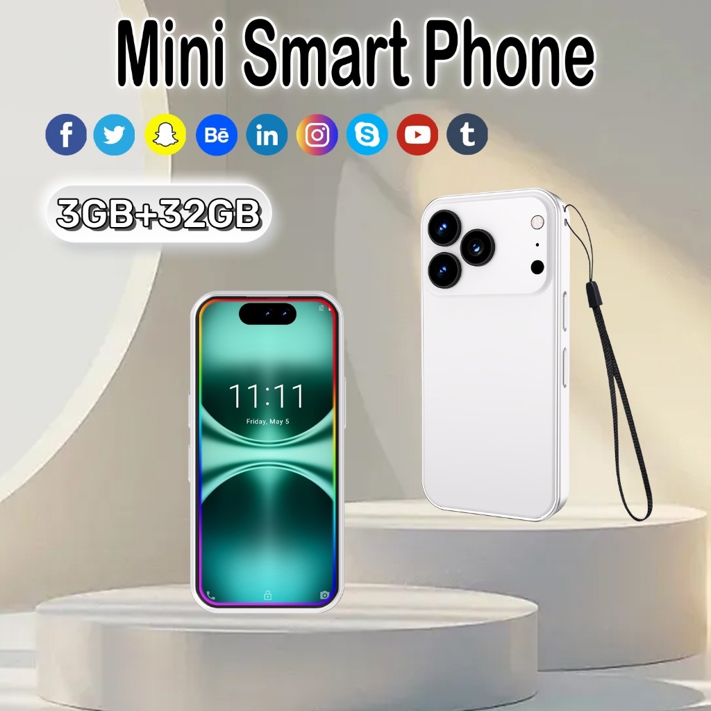 [2025 NEW] HP Mini 16 Pro 5G Android12 12/512G Smartphonesentuh ultra mini soyes 5G Garansi Kapasita