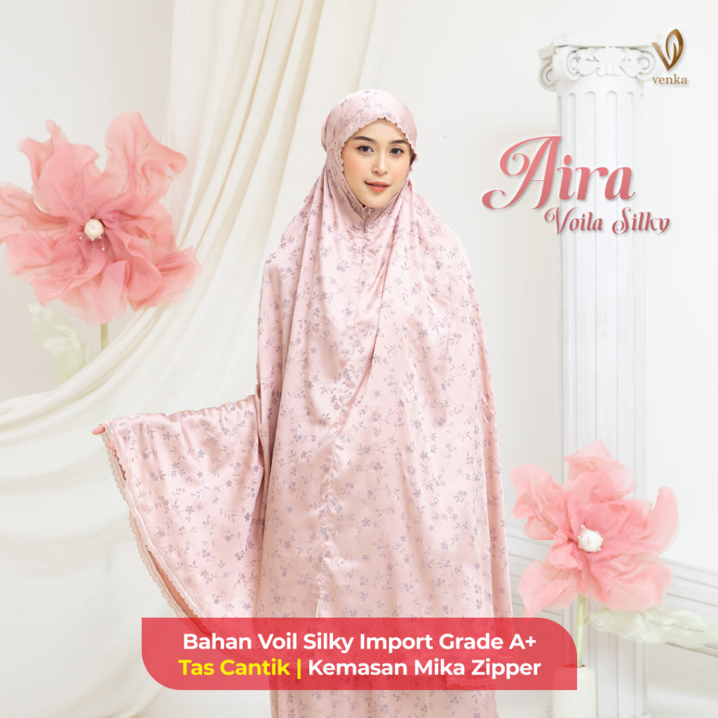 Venka Mukena Aira Voila Silky Prayer Set