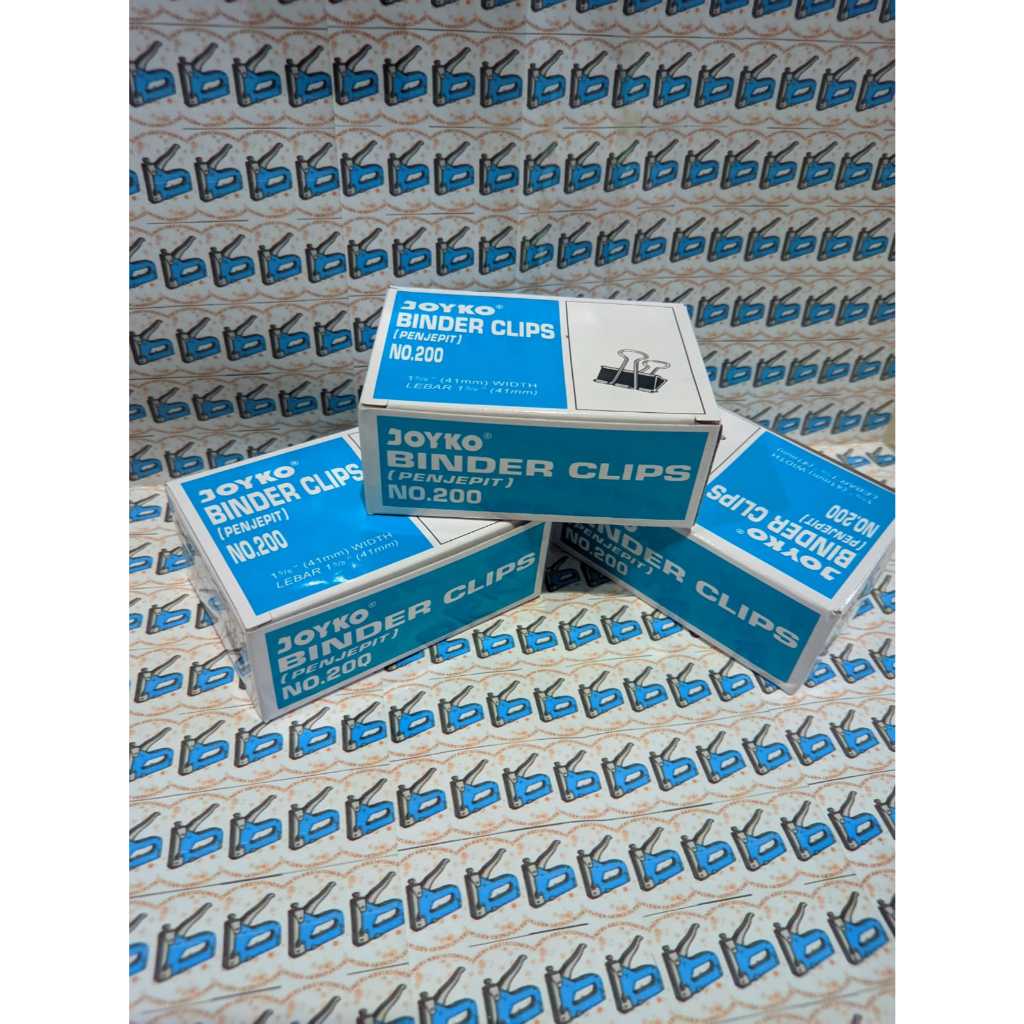 

Paper Clips/Binder Clips/Penjepit Kertas No 200 Joyko